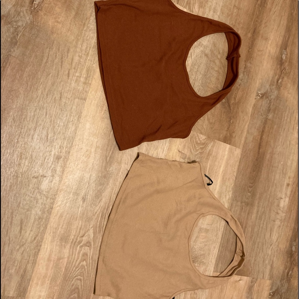 two halter tops